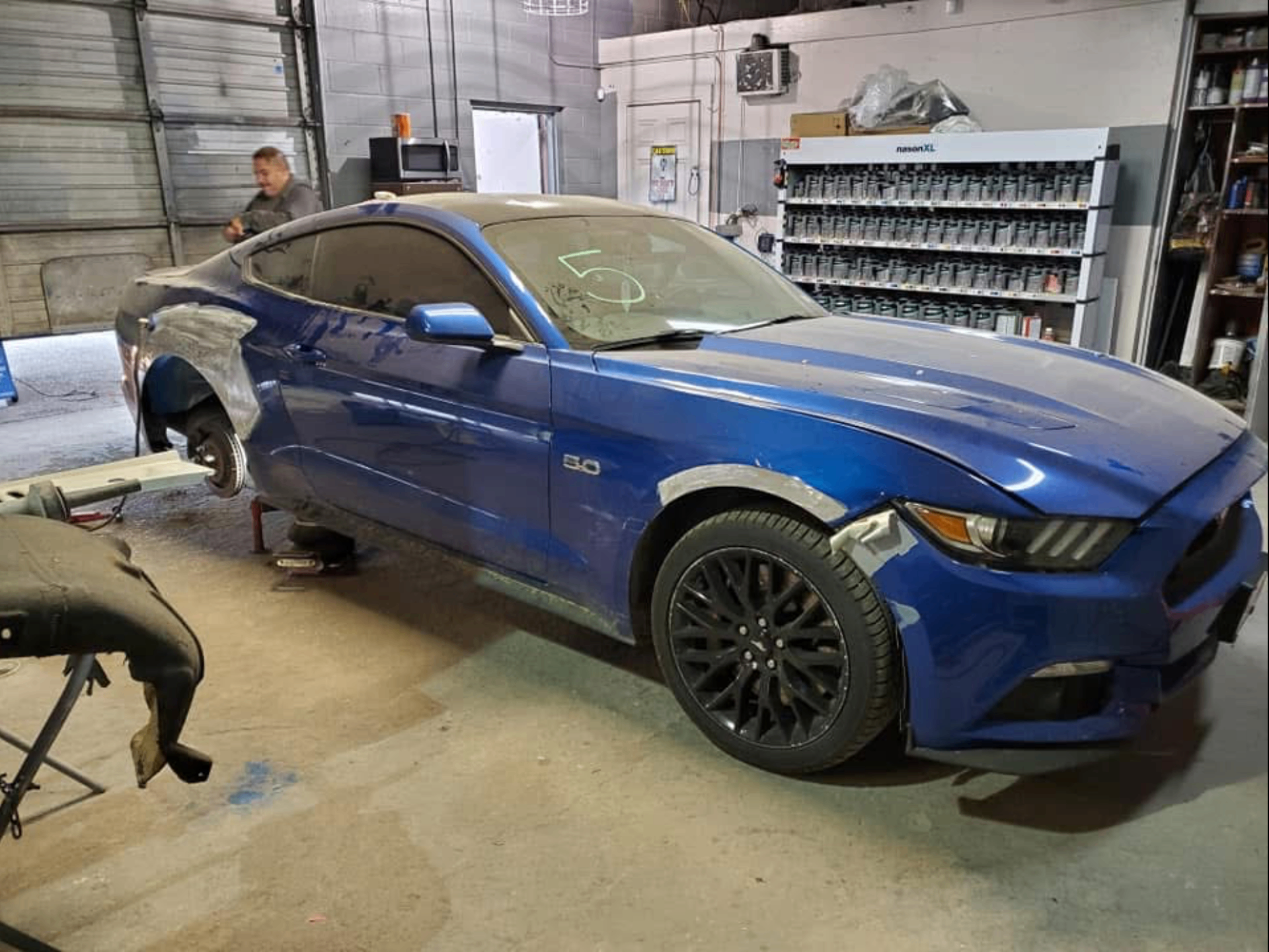 Mustang body repair